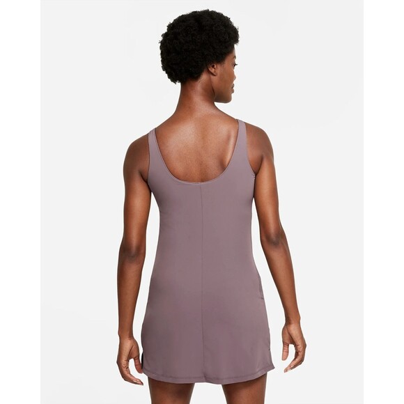 Nike Bliss Luxe Women Large Training tennis Dress Built-In Shorts purple DA0155 - Picture 12 of 14